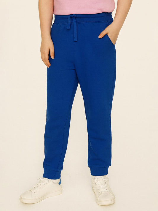 Boys Fleece Blue Jogger