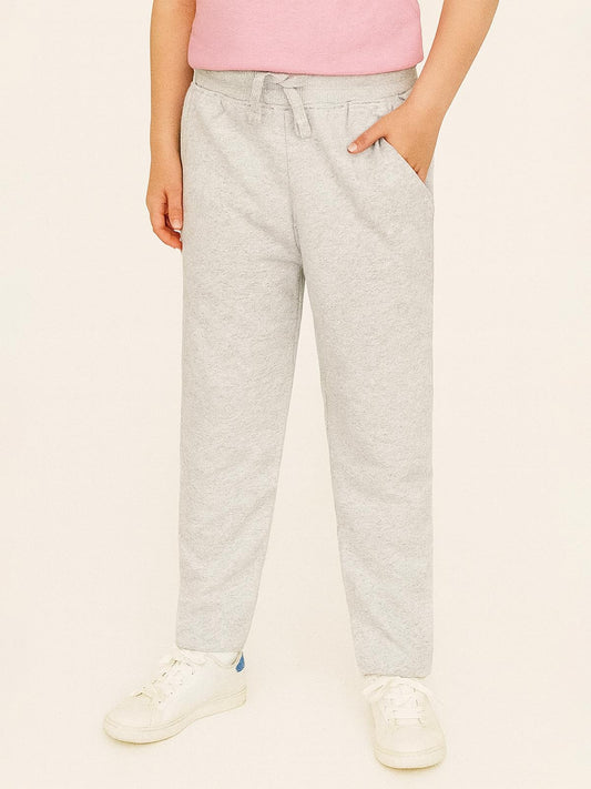 Boys Fleece Grey Track Pant