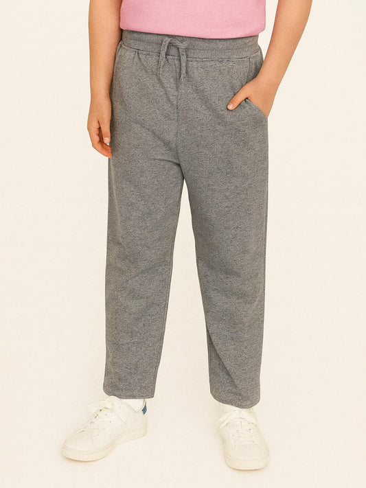 Boys Fleece  Charcoal Track Pant