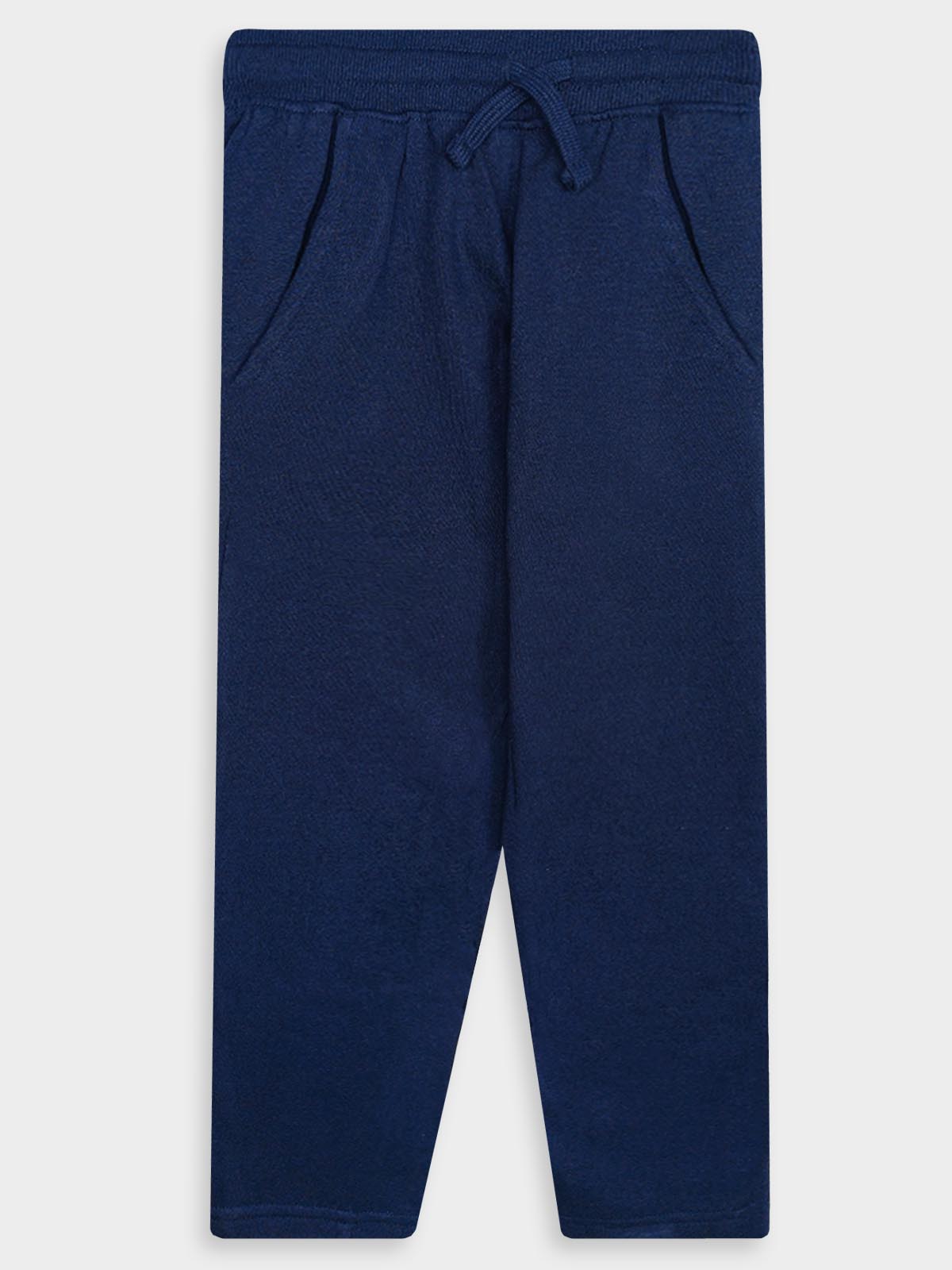 Boys Fleece Navy Track Pant