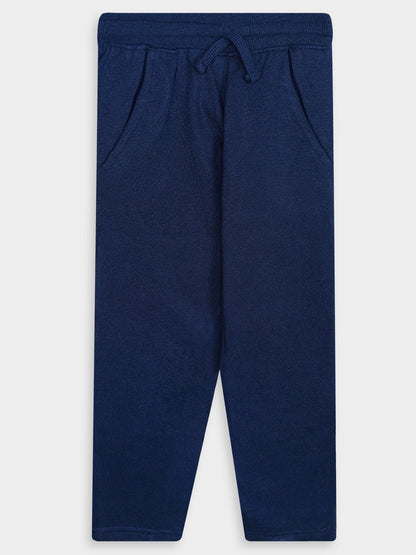 Boys Fleece Navy Track Pant