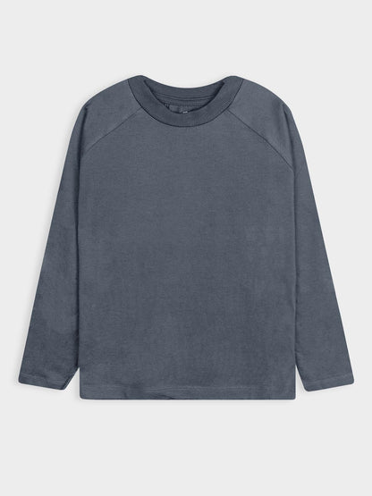 Boys Long Sleeve Grey T-Shirt