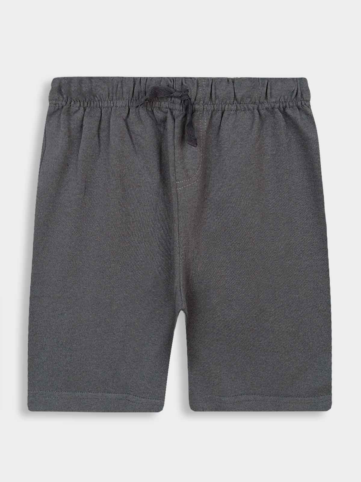 Boys French Terry Grey Shorts