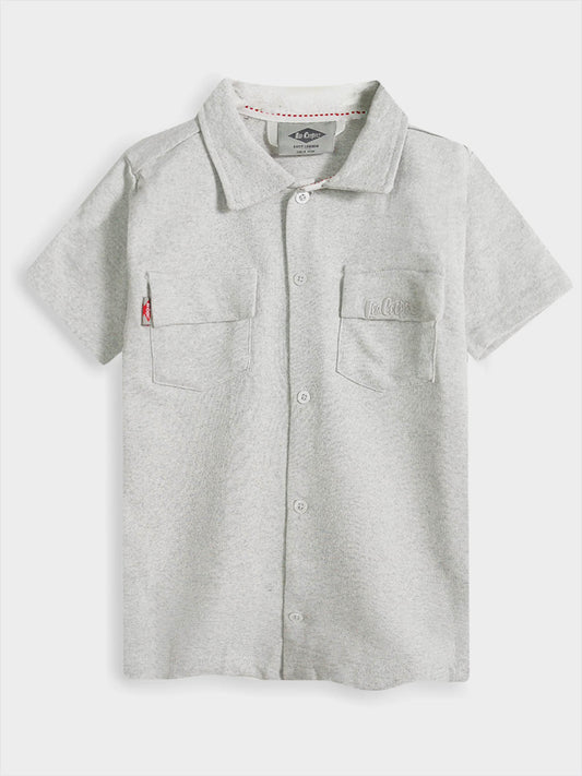 Boys Knit Grey Shirt