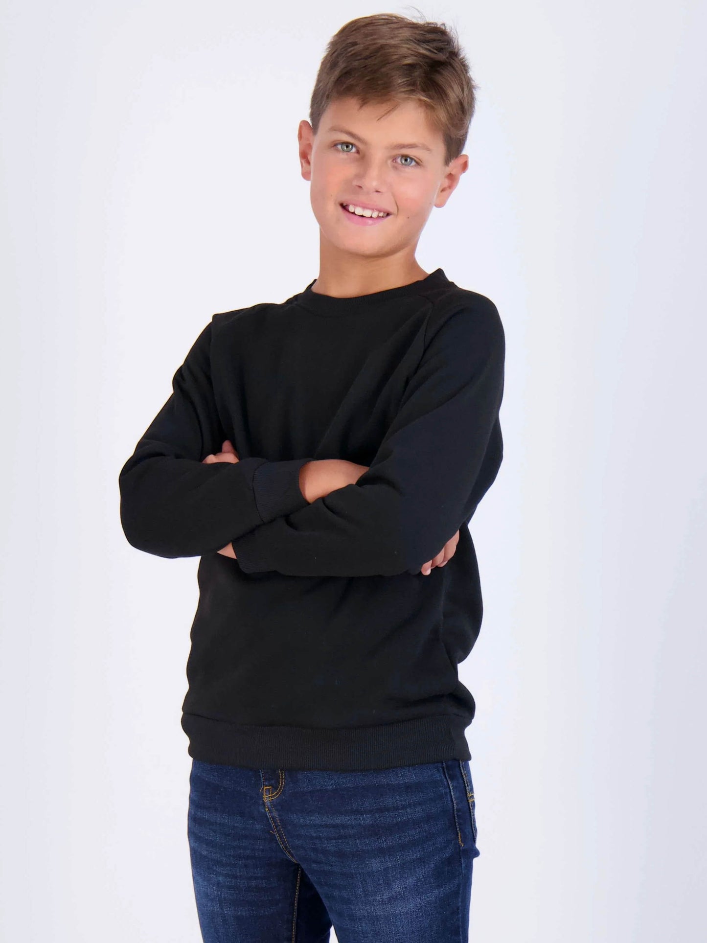 Boys Crew Neck Pullover Sweatshirt