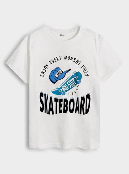 Boys Skate Printed T-Shirt