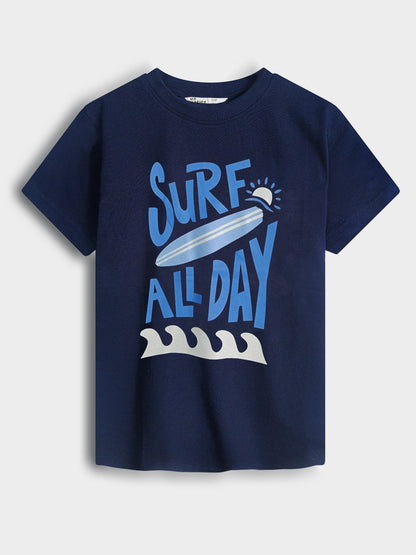 Boys Surf Printed T-Shirt