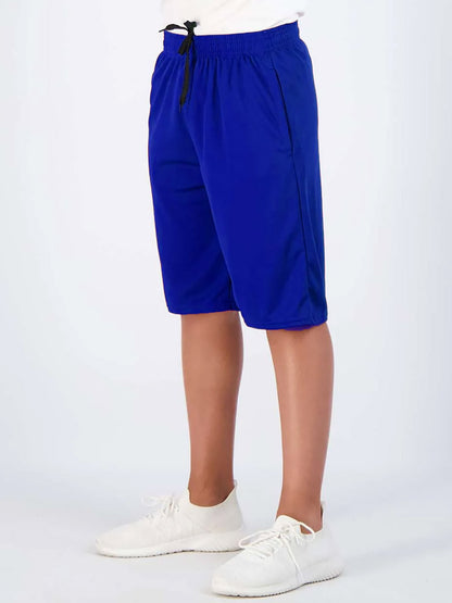 Boys Dry-Fit Blue Shorts