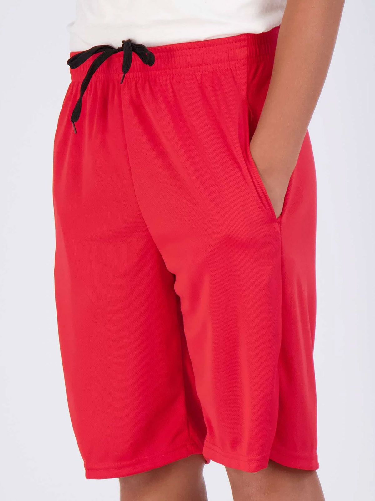 Boys Dry-Fit Red Shorts
