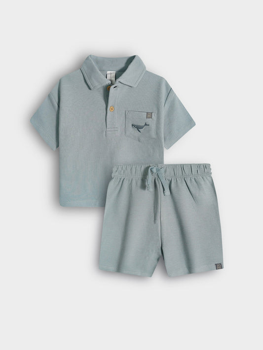 Boys 2 Pc Set Polo n Shorts