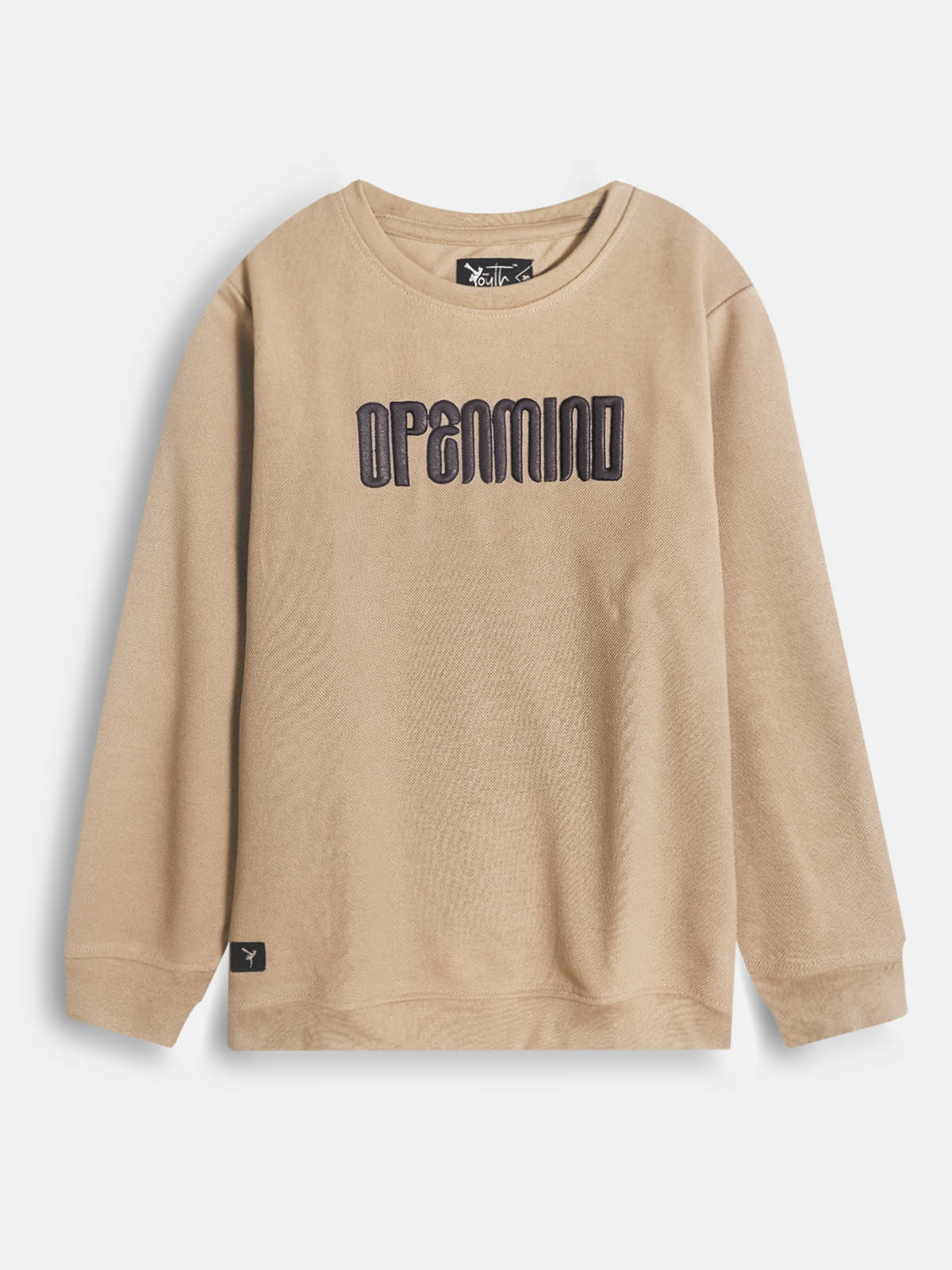 Boys Interlock Beige Pullover