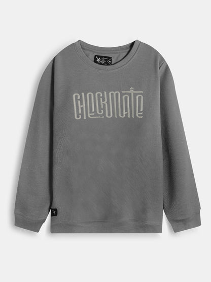 Boys Interlock Grey Pullover