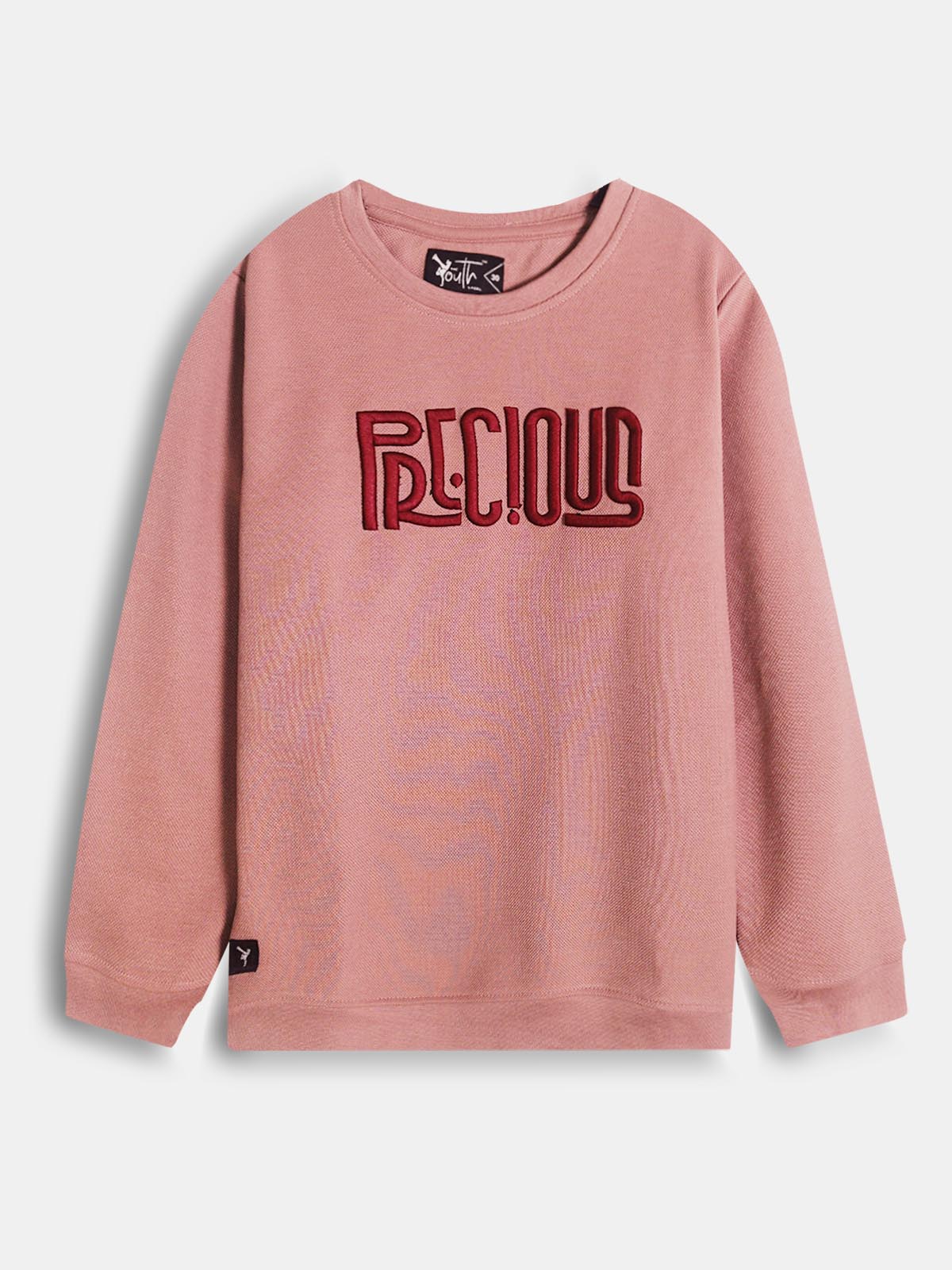 Boys Interlock Pink Pullover