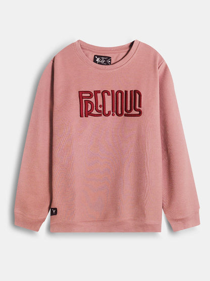 Boys Interlock Pink Pullover
