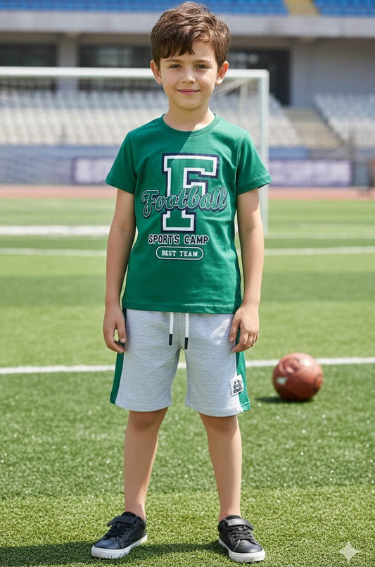 Boys 2 Pc Set T-Shirt and Shorts