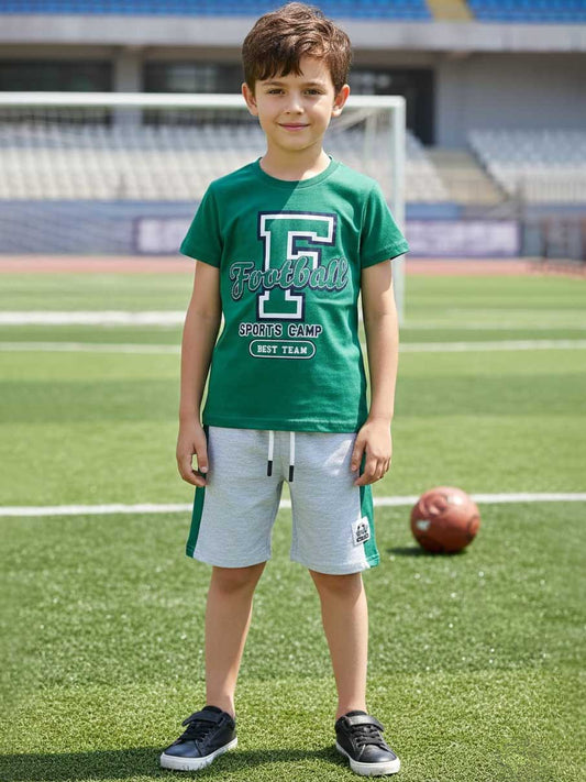 Boys 2 Pc Set T-Shirt and Shorts