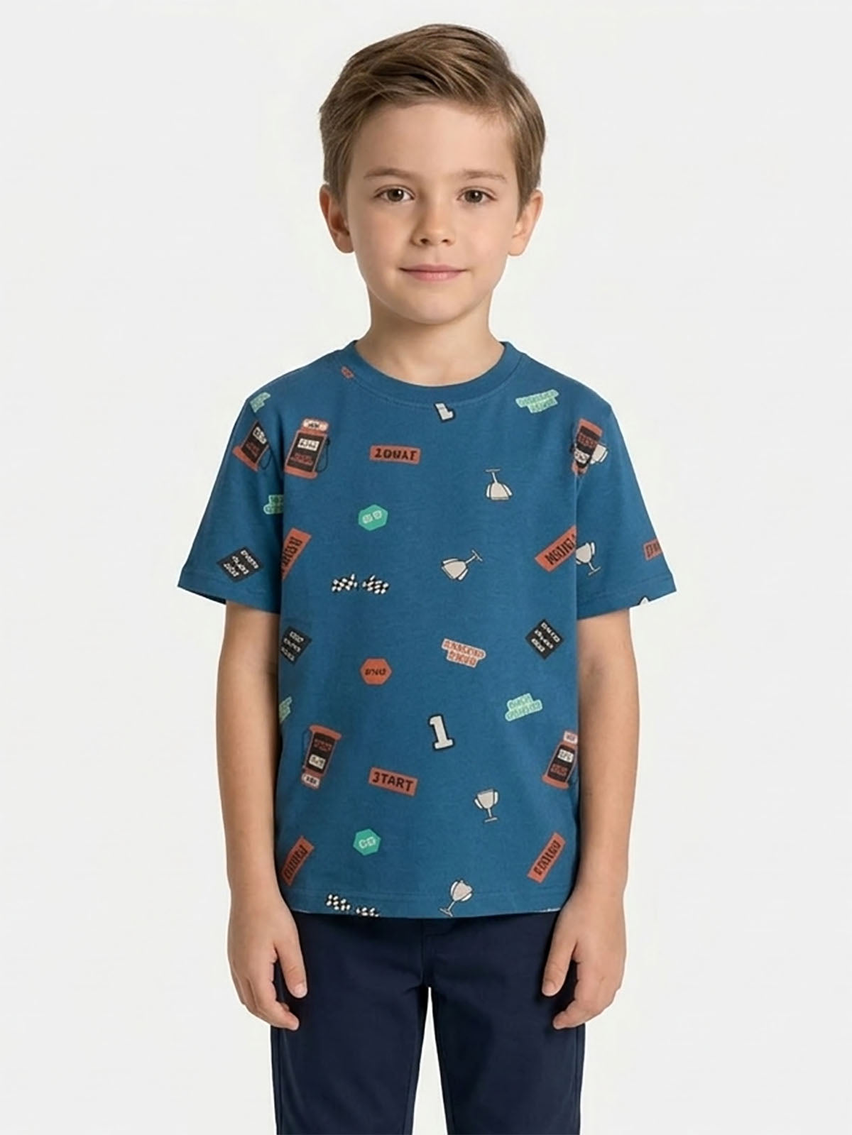 Boys All Over Printed T-Shirt