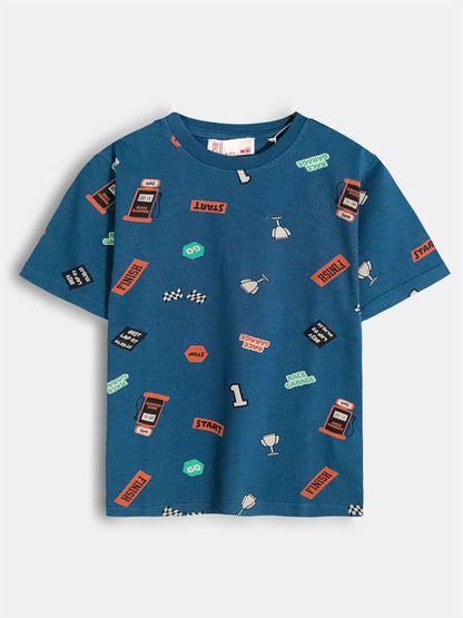 Boys All Over Printed T-Shirt