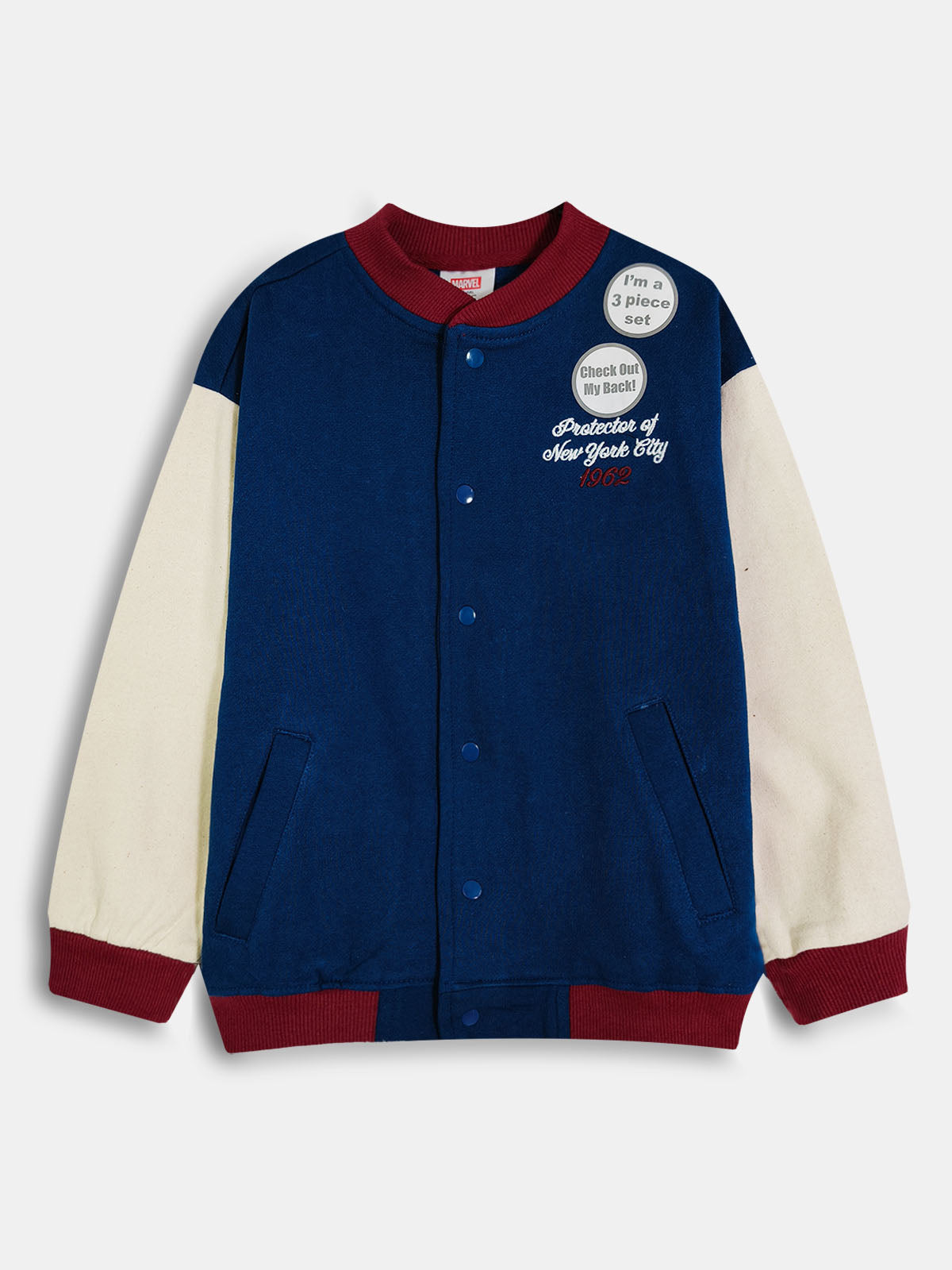 Boys 3-Pc Spider-Man Navy Jogging Set