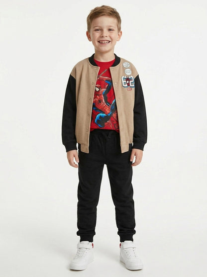 Boys 3-Pc Spider-Man Jogging Set