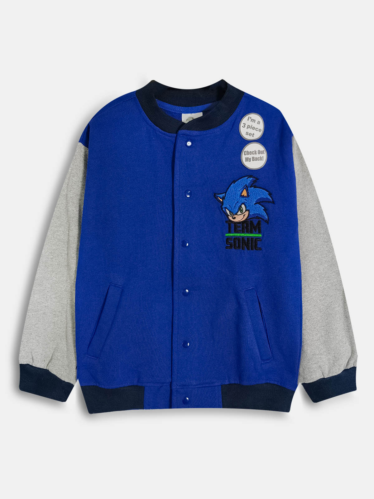 Boys 3-Pc Blue Jogging Set