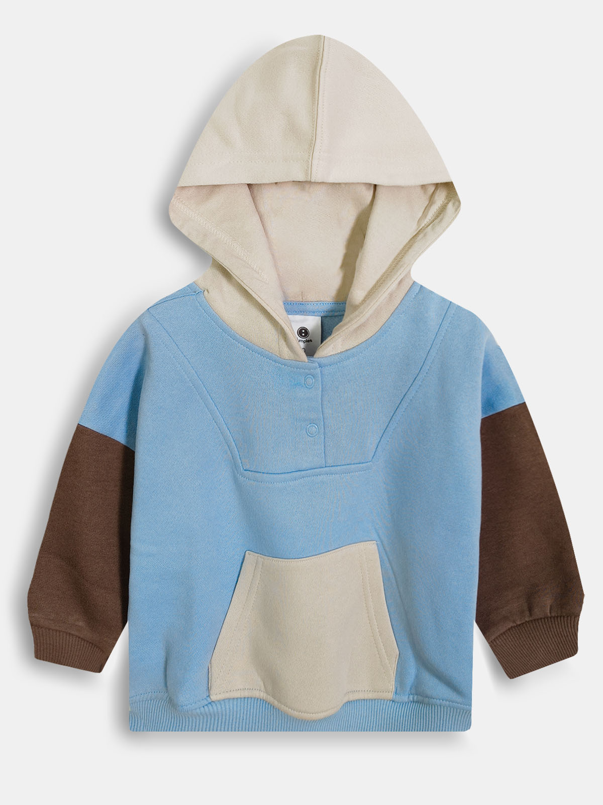 Baby Boys Brushed Hooded Sweatshirt