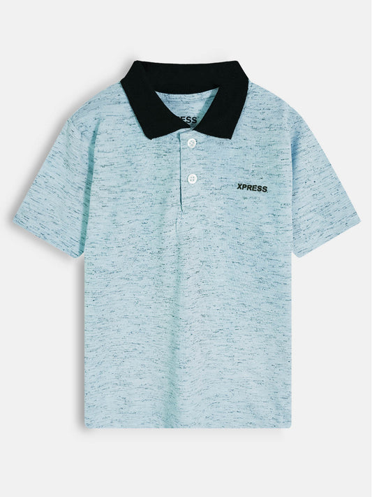 Boys Stretch Collar T-Shirt