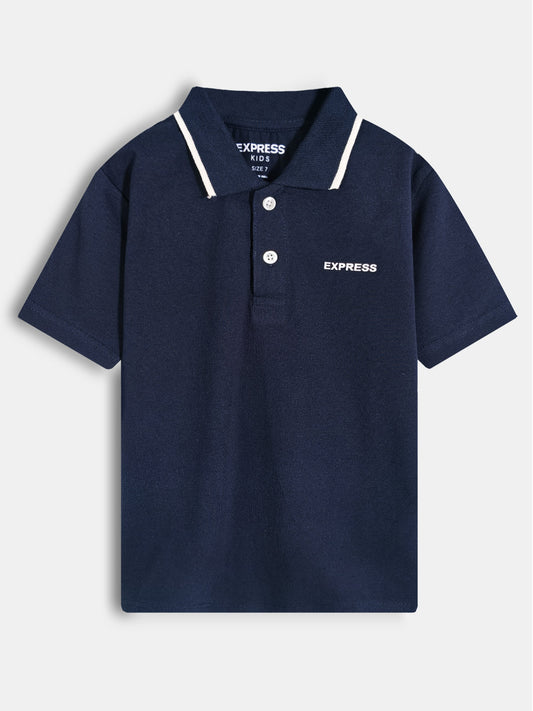 Boys Stretch Collar T-Shirt