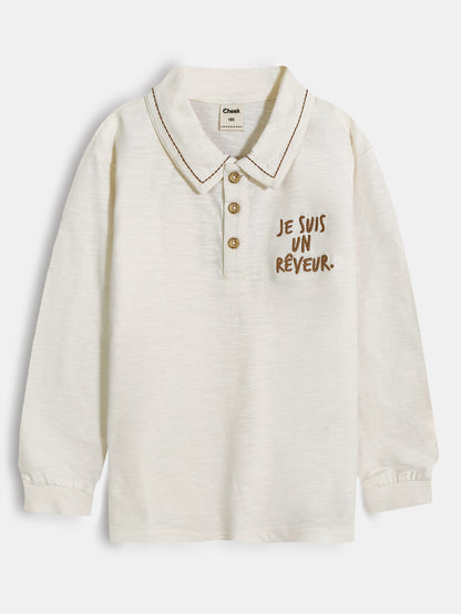 Boys Long Sleeve Polo