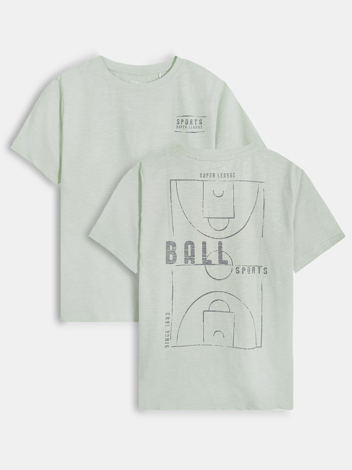 Older Boys Printed Green T-Shirt
