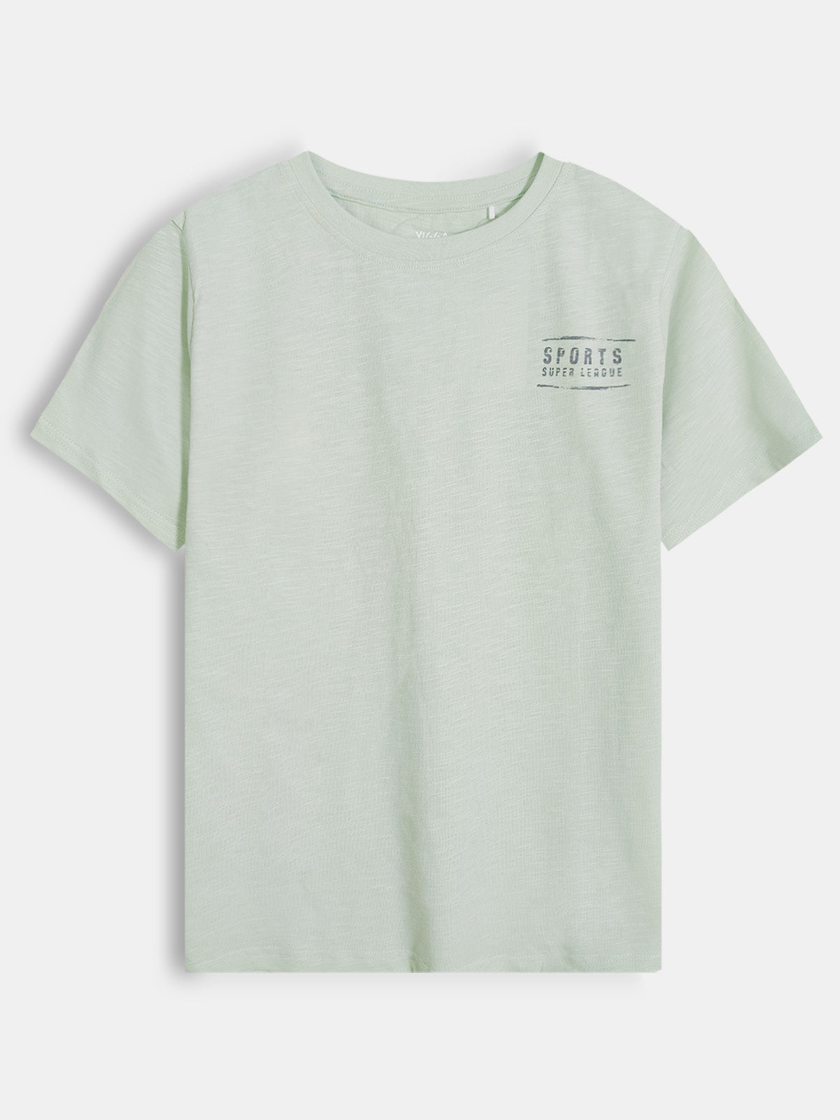 Older Boys Printed Green T-Shirt