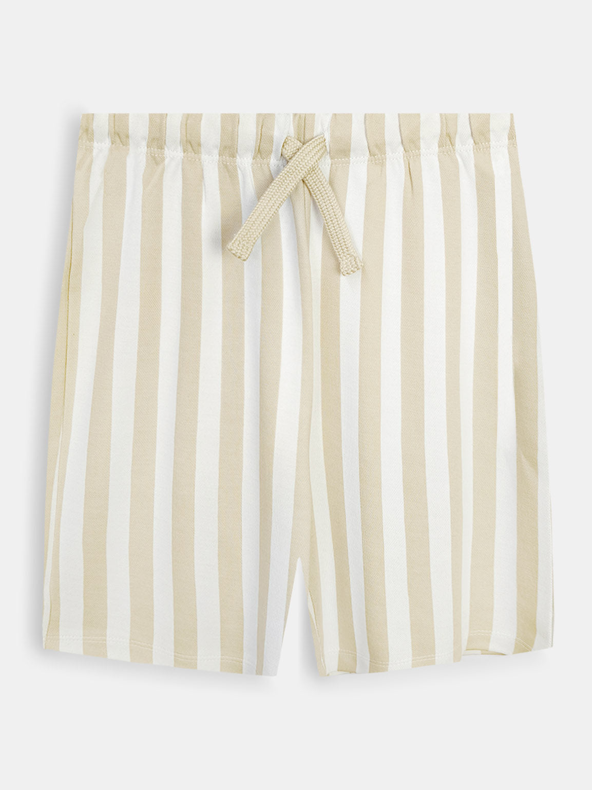 Boys Cuban Collar Shirt Co-Ord Set Brown