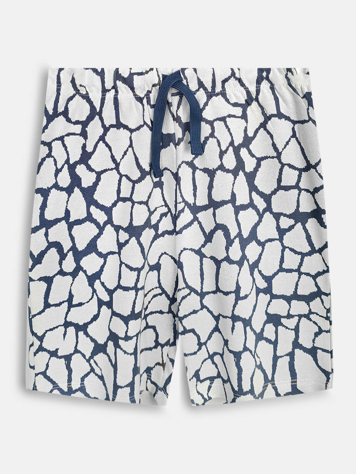 Boys Cuban Collar Shirt Co-Ord Set Navy