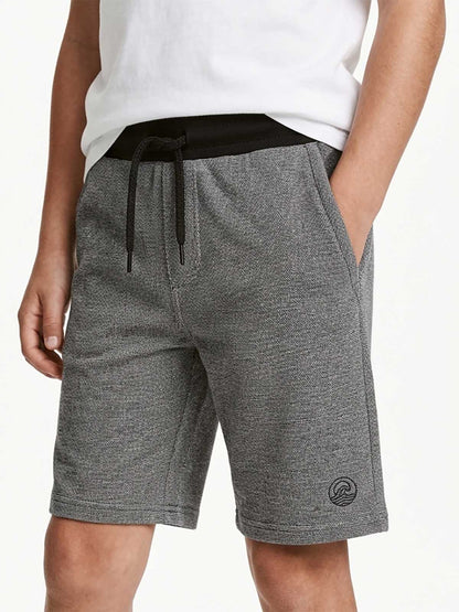 Boys Knit Black Shorts