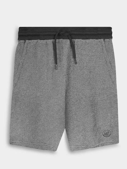 Boys Knit Black Shorts
