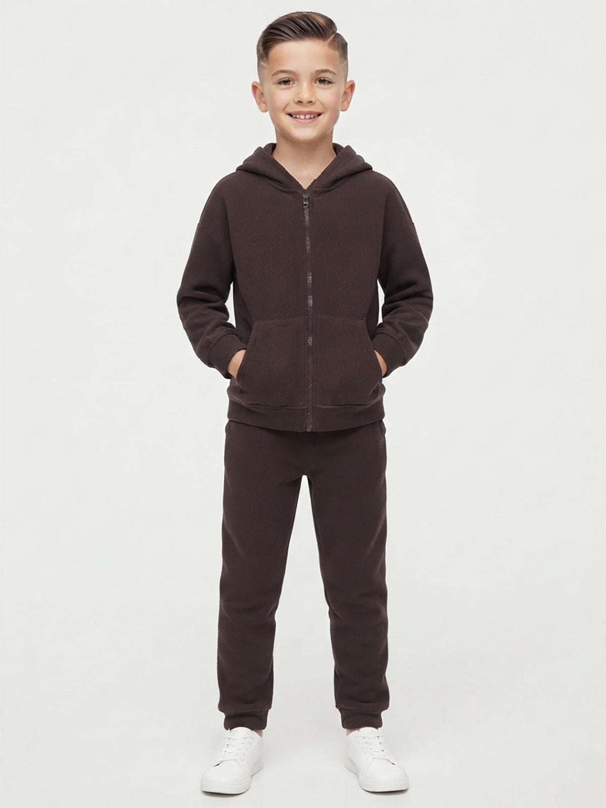 Boys Hooded Fullzipper Jogging Set