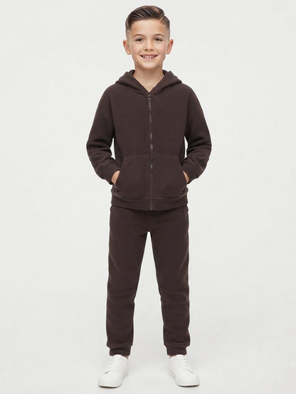 Boys Hooded Fullzipper Jogging Set