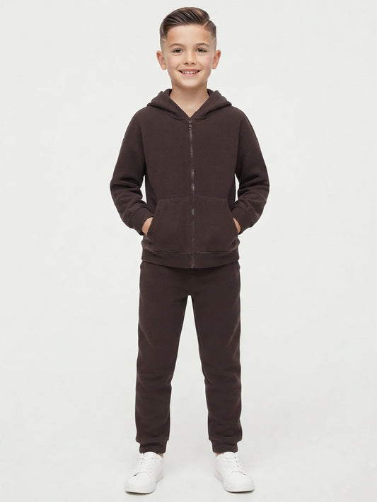 Boys Hooded Fullzipper Jogging Set