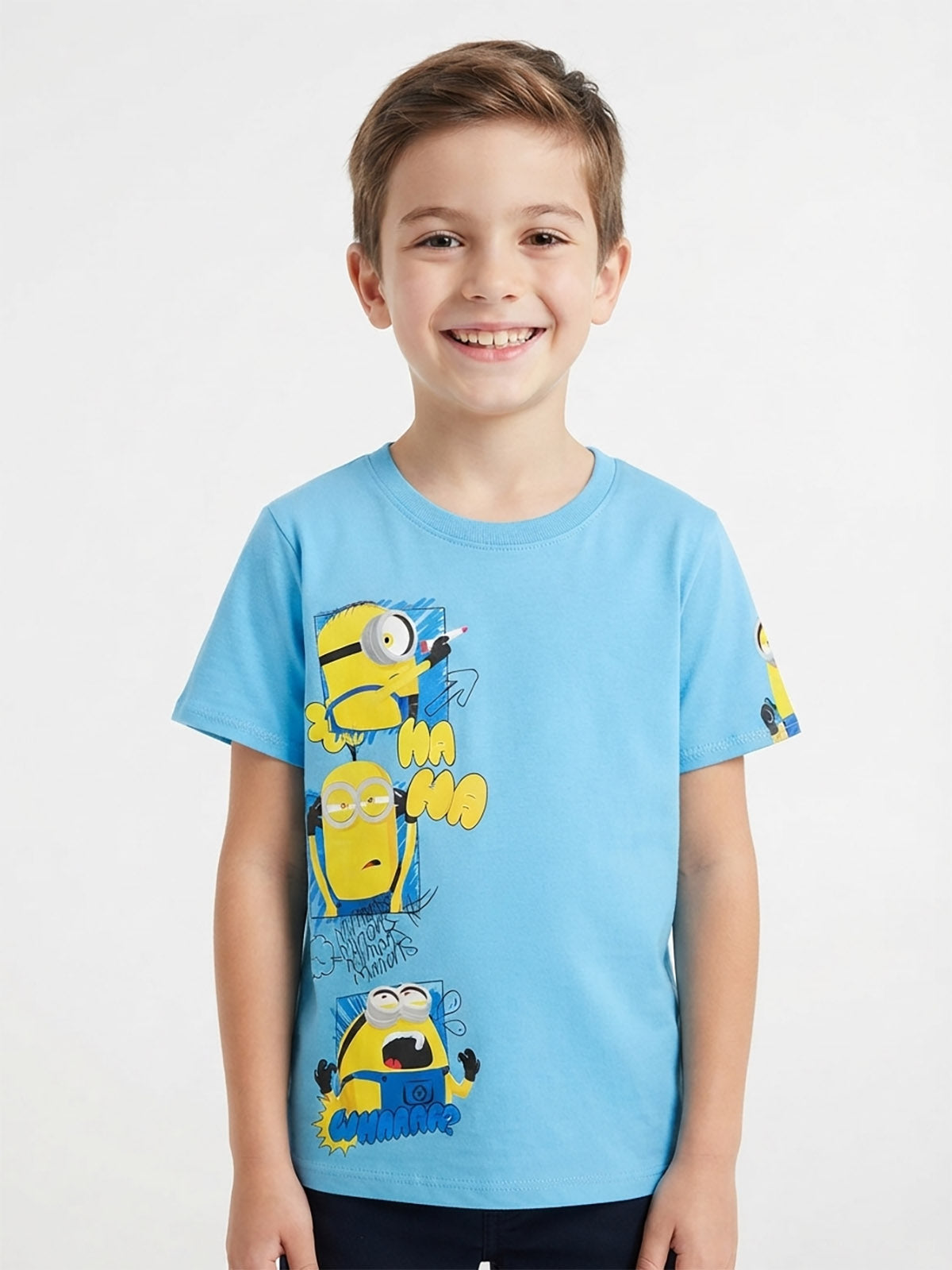 Boys Minion Printed T-Shirts