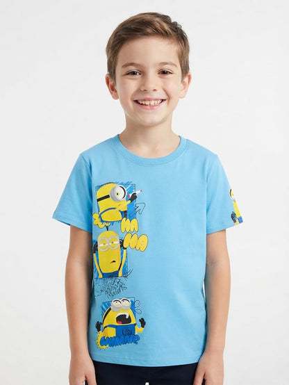 Boys Minion Printed T-Shirts