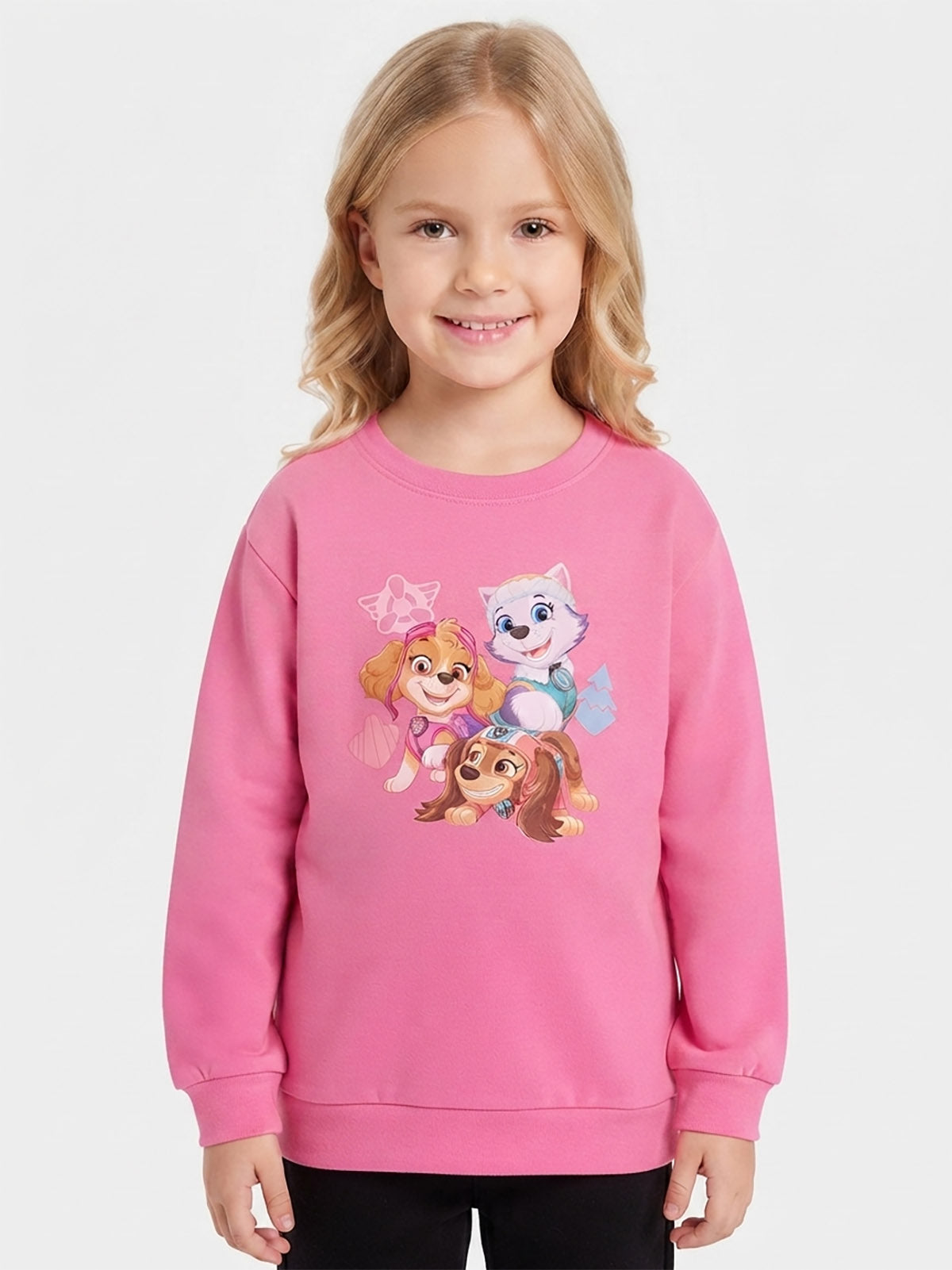 Girls Dark Pink Sweatshirt