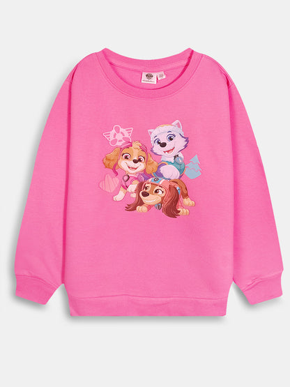 Girls Dark Pink Sweatshirt
