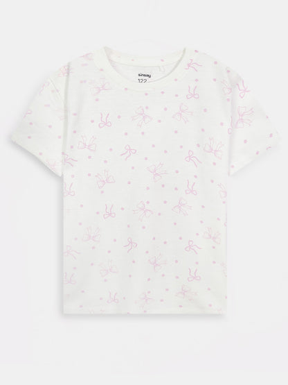 Girls Printed Pyjama Set