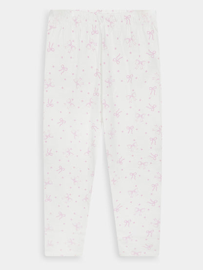 Girls Printed Pyjama Set