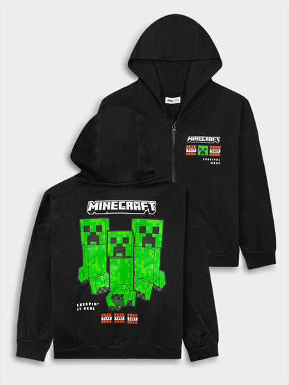 Boys Fullzipper Fleece Hooded Sweatshirt