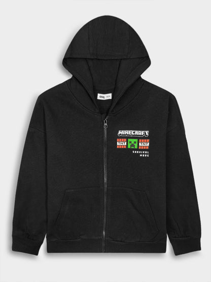 Boys Fullzipper Fleece Hooded Sweatshirt