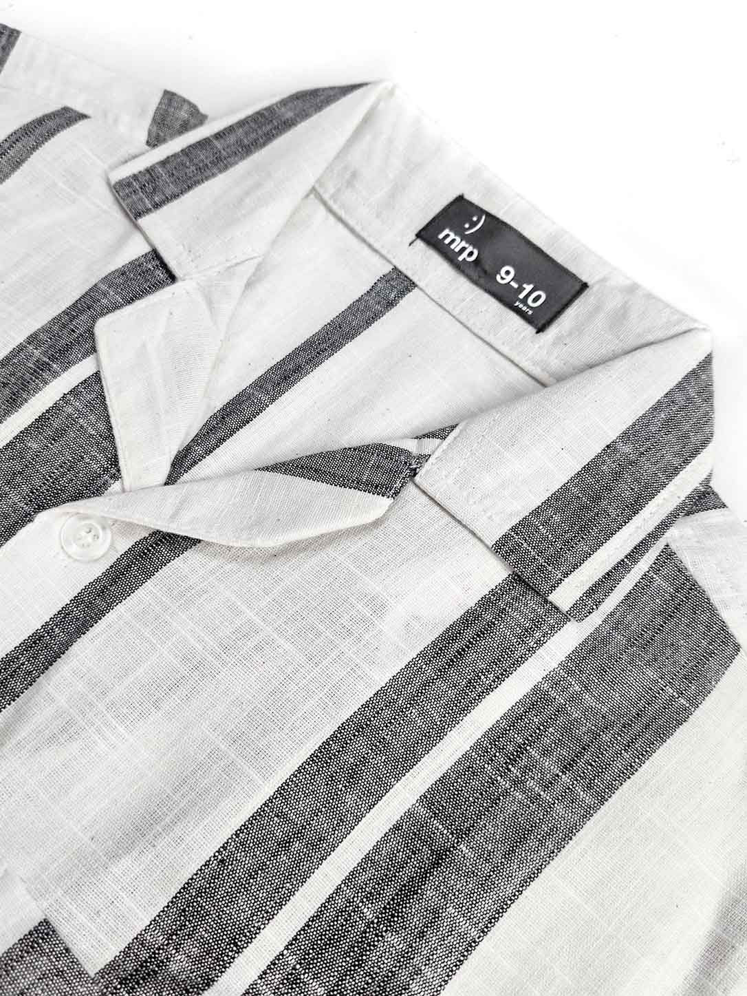 Boys Striped Woven Shirt