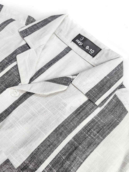 Boys Striped Woven Shirt