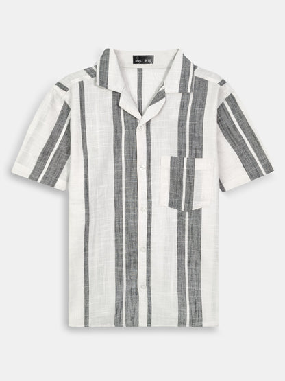 Boys Striped Woven Shirt