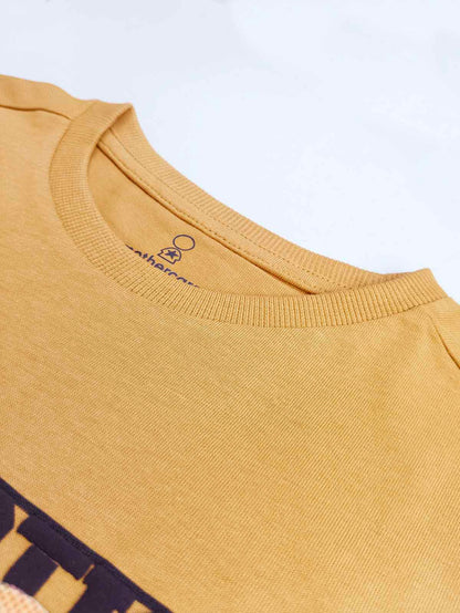 Boys Long Sleeve Yellow T-Shirt
